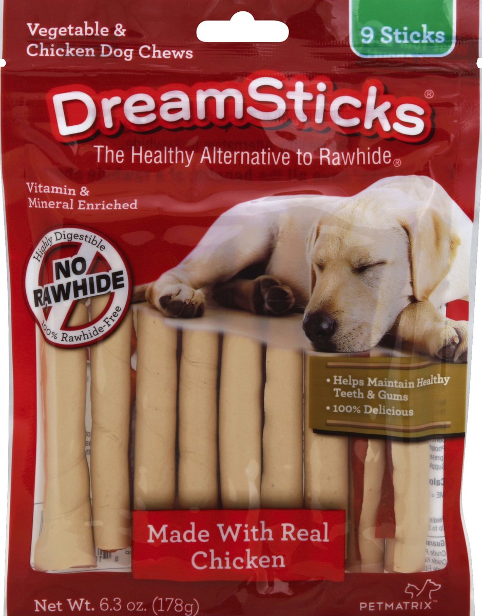 slide 1 of 1, DreamSticks Dog Chews 9 ea, 9 ct