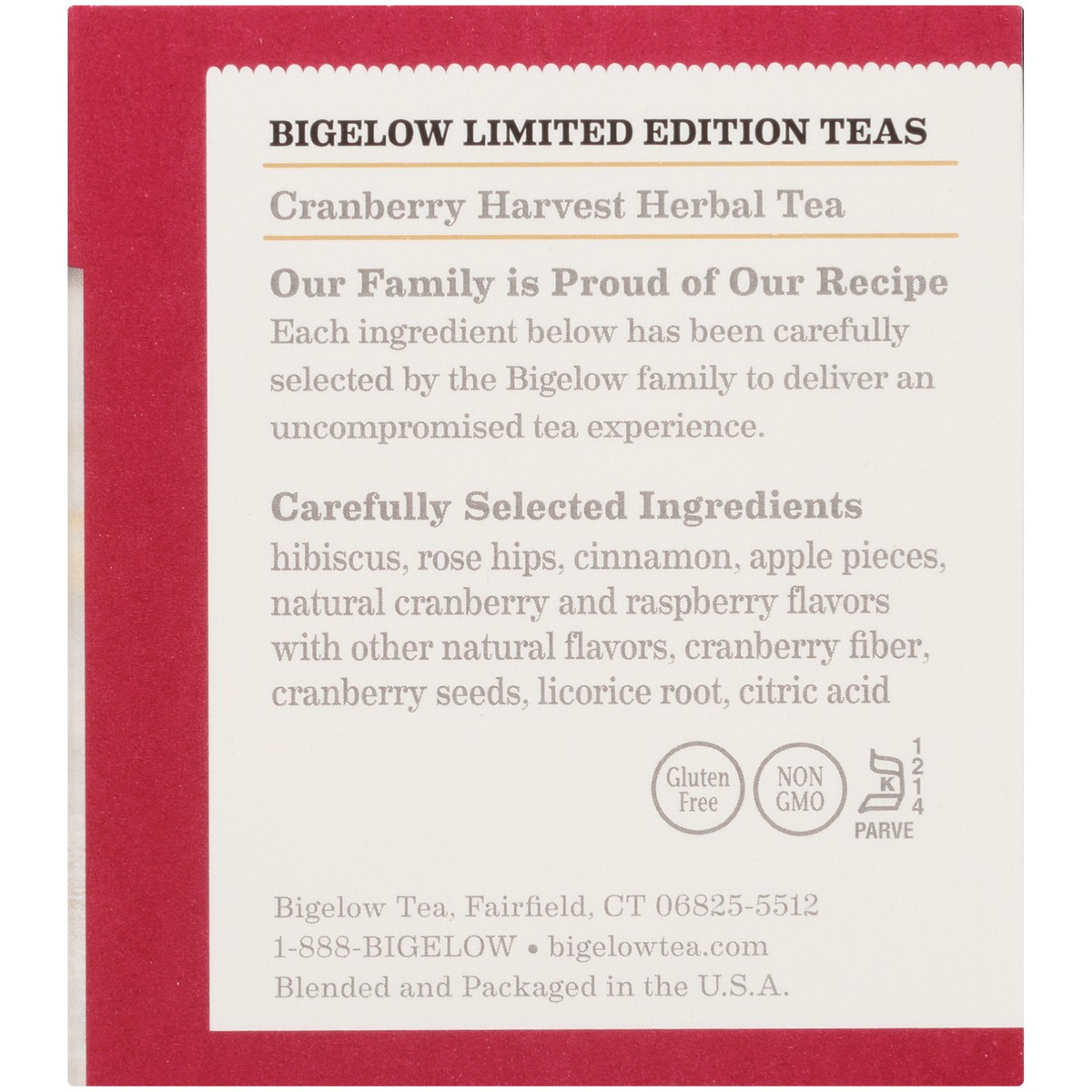 slide 4 of 9, Bigelow Cranberry Harvest Tea - 18 ct, 18 ct