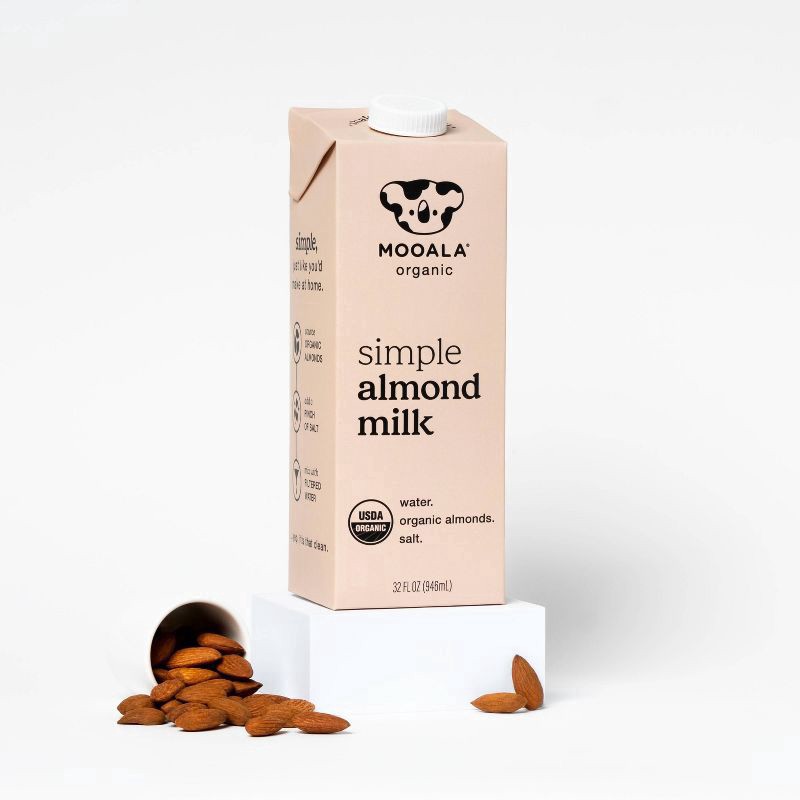 slide 2 of 6, Mooala Organic Simple Almond Milk 32fl oz, 32 oz