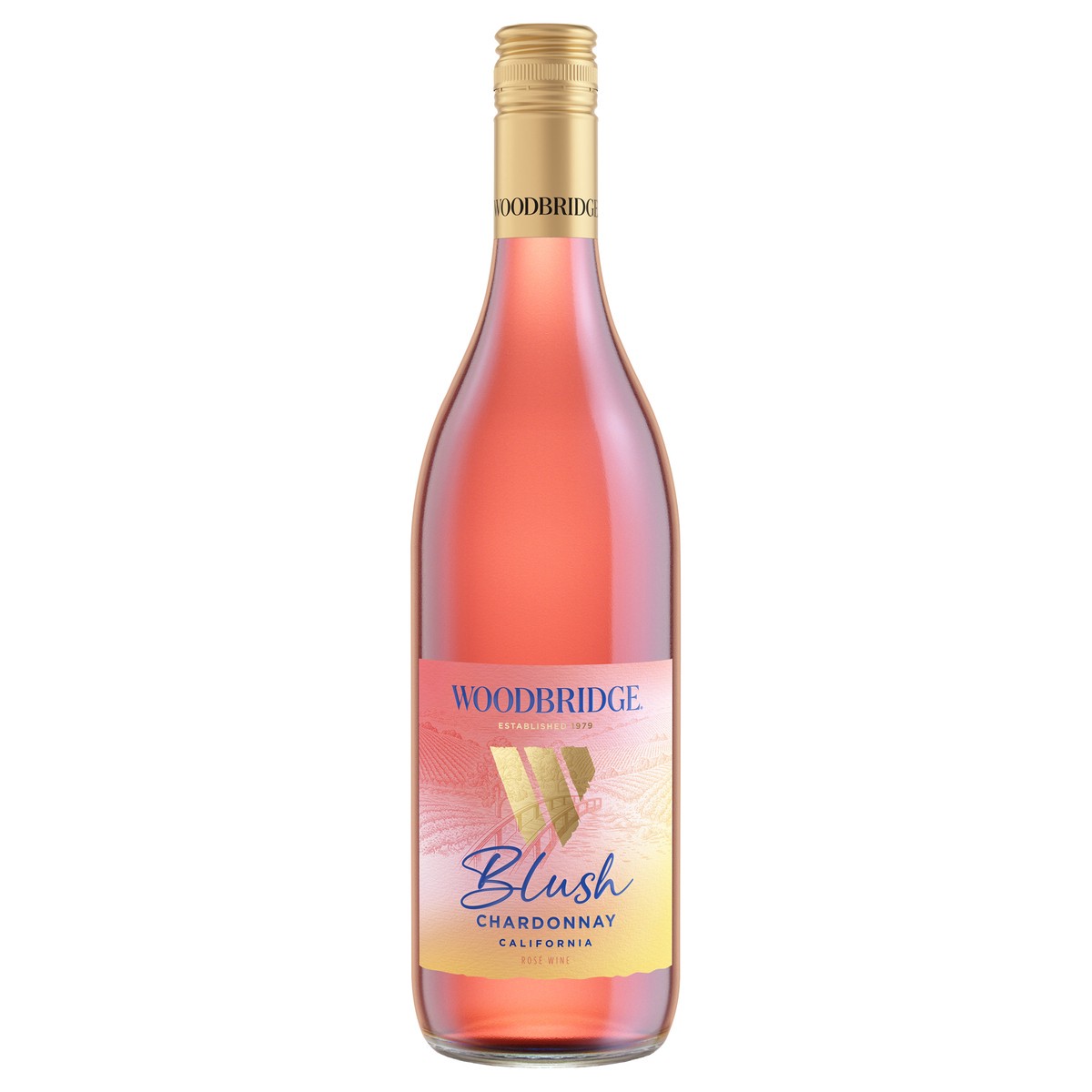 slide 1 of 5, Woodbridge by Robert Mondavi Blush Chardonnay Rosé Wine, 750 ml