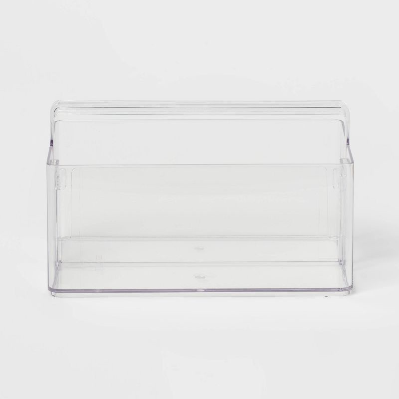 slide 1 of 5, Divided Bath Caddy Clear - Brightroom™, 1 ct