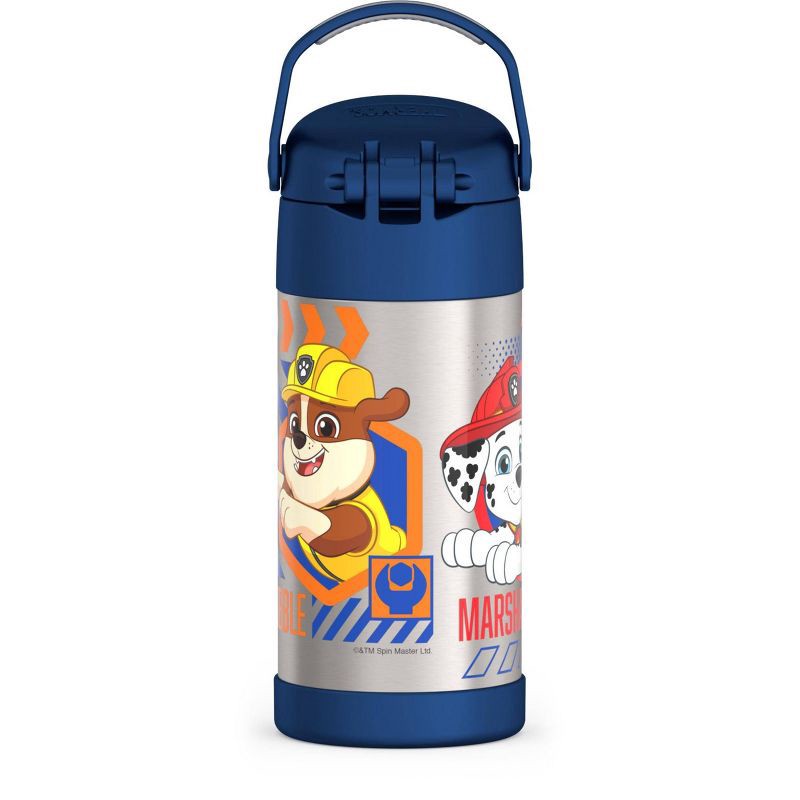 slide 4 of 9, Thermos Kids' 12oz Stainless Steel FUNtainer Water Bottle with Bail Handle - PAW Patrol, 12 oz