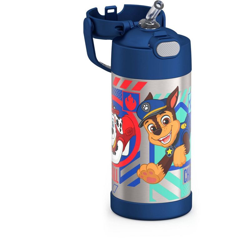 slide 5 of 9, Thermos Kids' 12oz Stainless Steel FUNtainer Water Bottle with Bail Handle - PAW Patrol, 12 oz