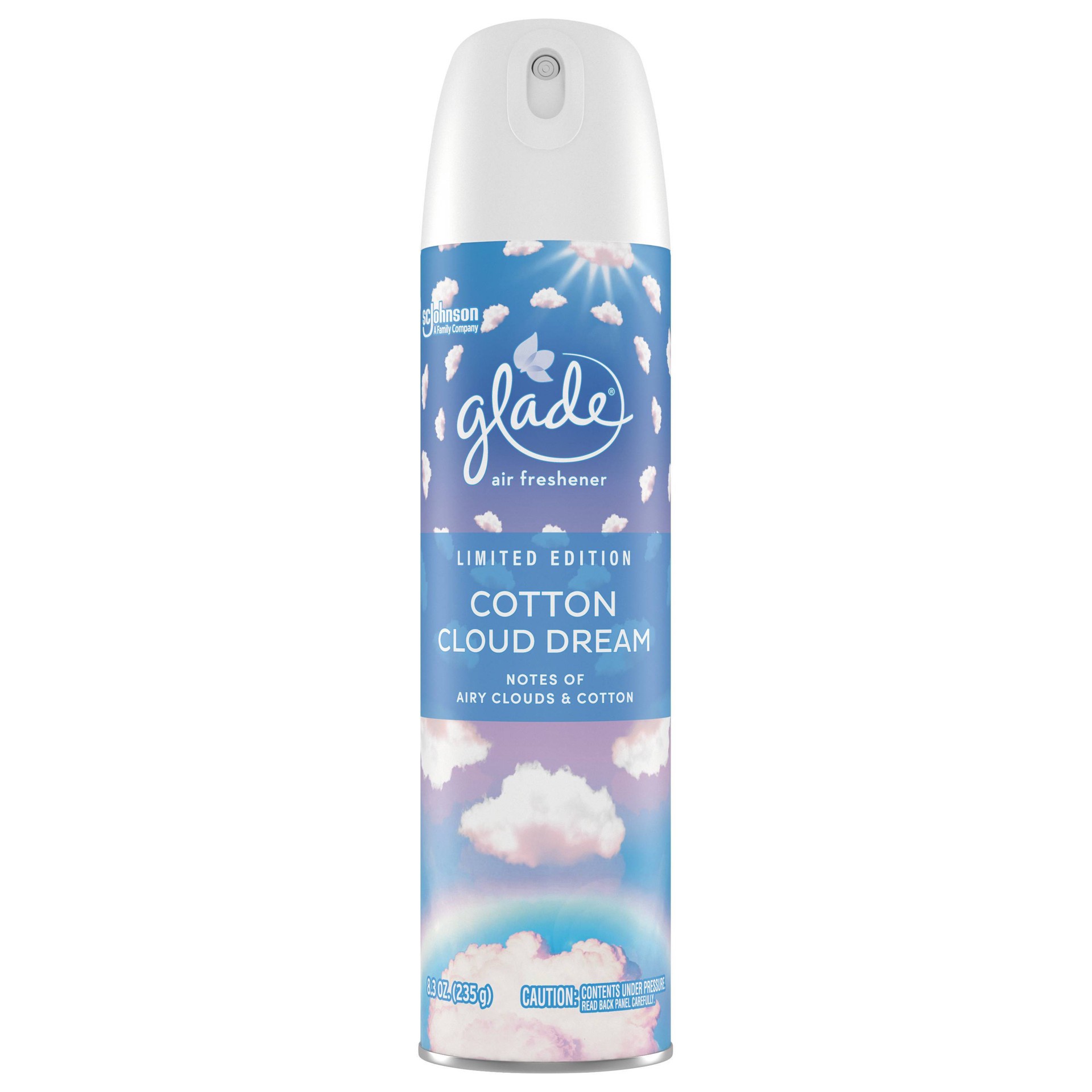 slide 5 of 11, Glade Aerosol Room Spray Air Freshener - Cotton Cloud Dream - 8.3oz, 8.3 oz