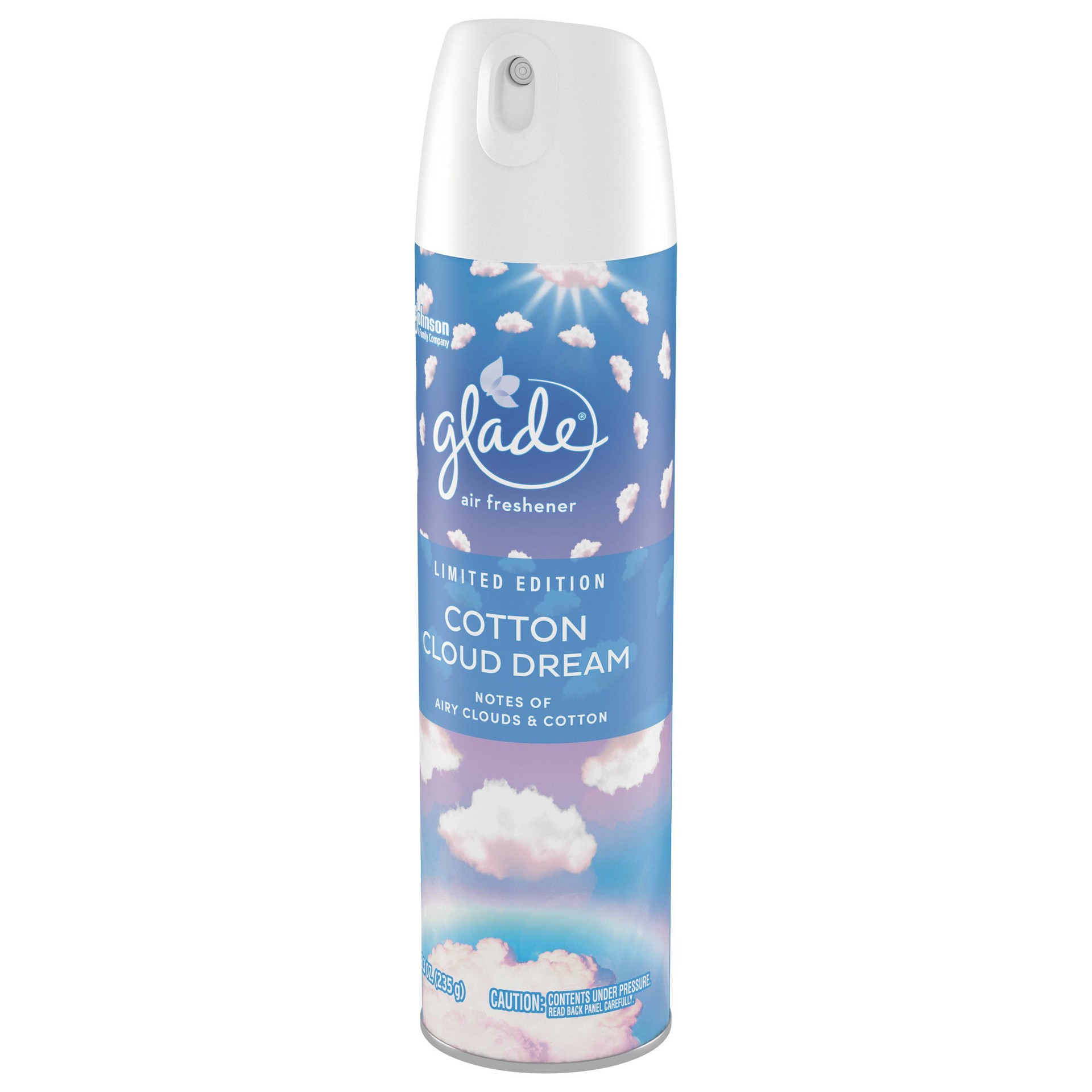 slide 10 of 11, Glade Aerosol Room Spray Air Freshener - Cotton Cloud Dream - 8.3oz, 8.3 oz