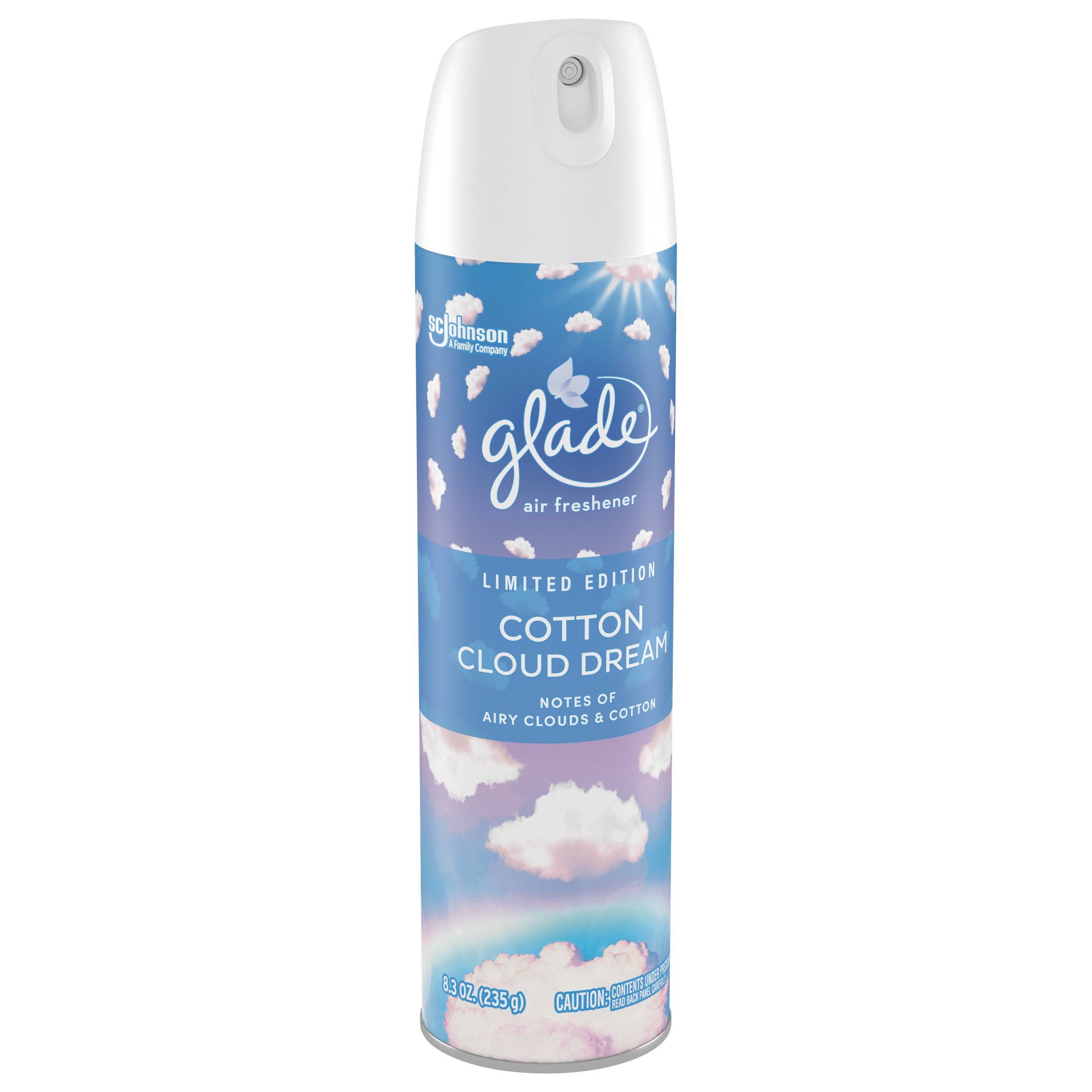 slide 8 of 11, Glade Aerosol Room Spray Air Freshener - Cotton Cloud Dream - 8.3oz, 8.3 oz