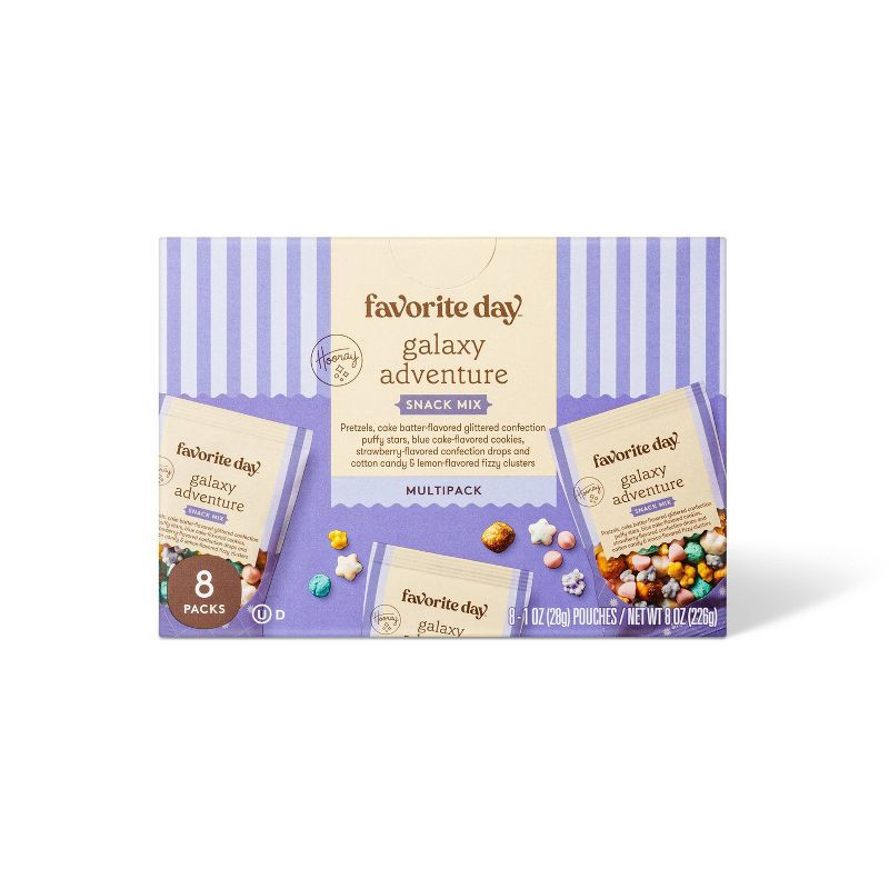 slide 1 of 3, Galaxy Adventure Snack Mix - 8oz/8ct - Favorite Day™, 8 ct; 8 oz