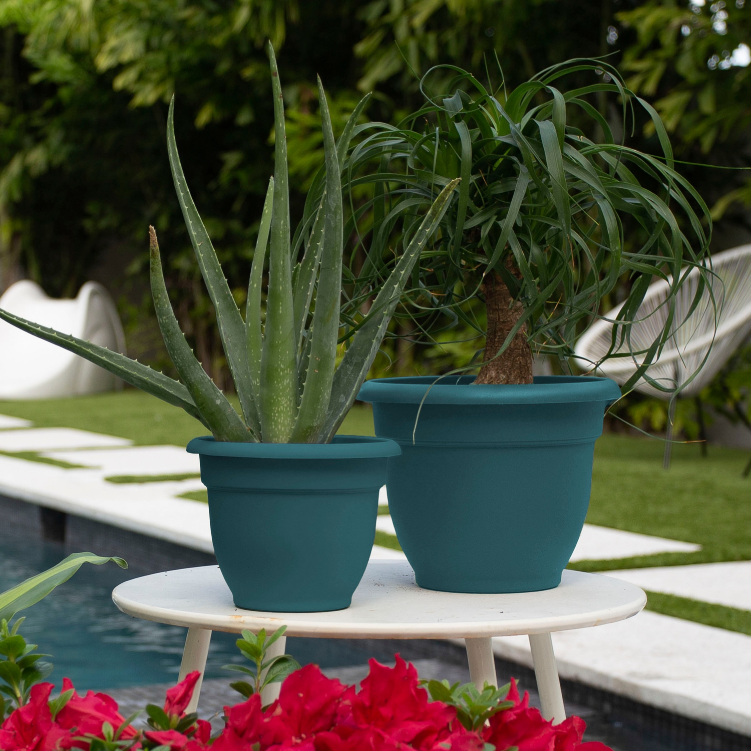 slide 2 of 2, Bloem Ariana 10 Inch Charleston Green Planter, 1 ct