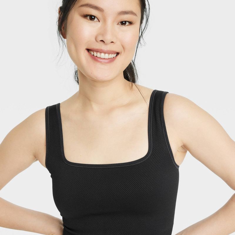 Women's Seamless Cropped Tank Top - All in Motion