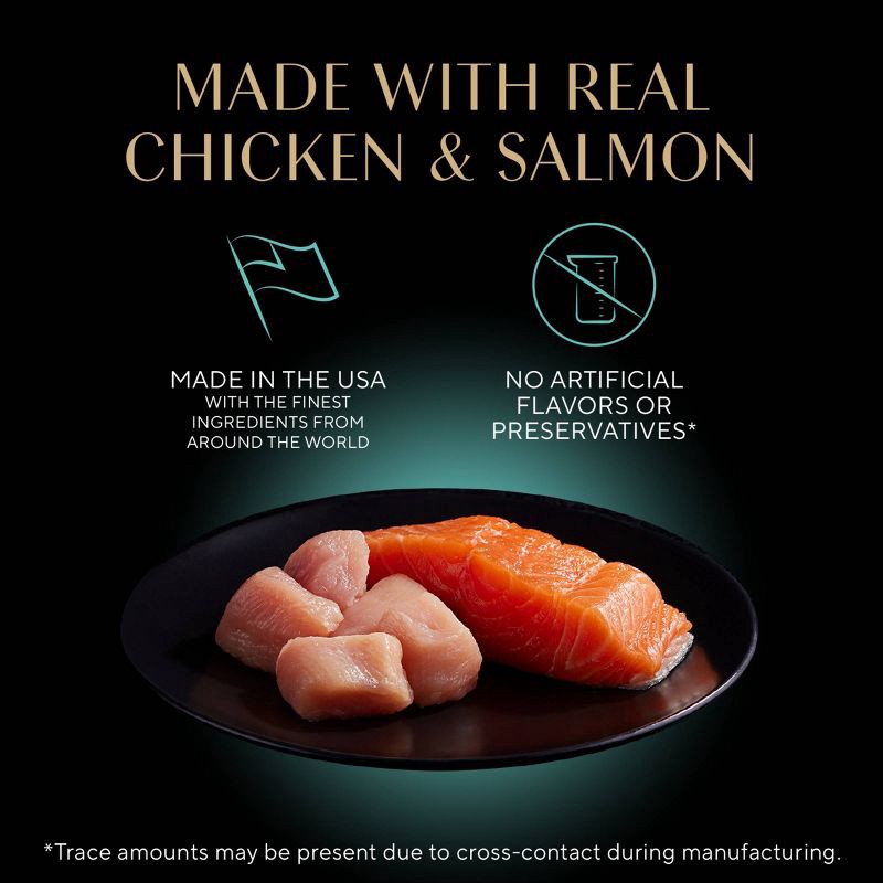 slide 3 of 14, Sheba Perfect Portions Salmon, Chicken and Seafood Flavor Soft Pate Kitten Wet Cat Food - 31.7oz/12ct, 31.7 oz, 12 ct