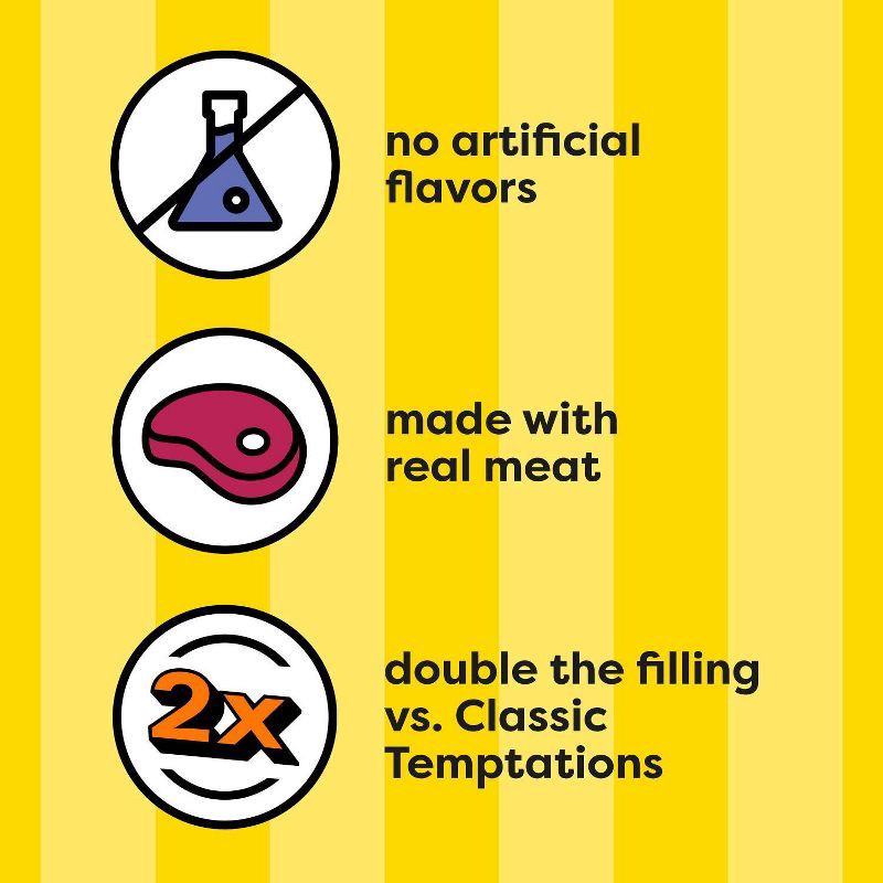 slide 9 of 11, Temptations Tender Fills Roasted Chicken Cat Treat - 2.1oz, 2.1 oz