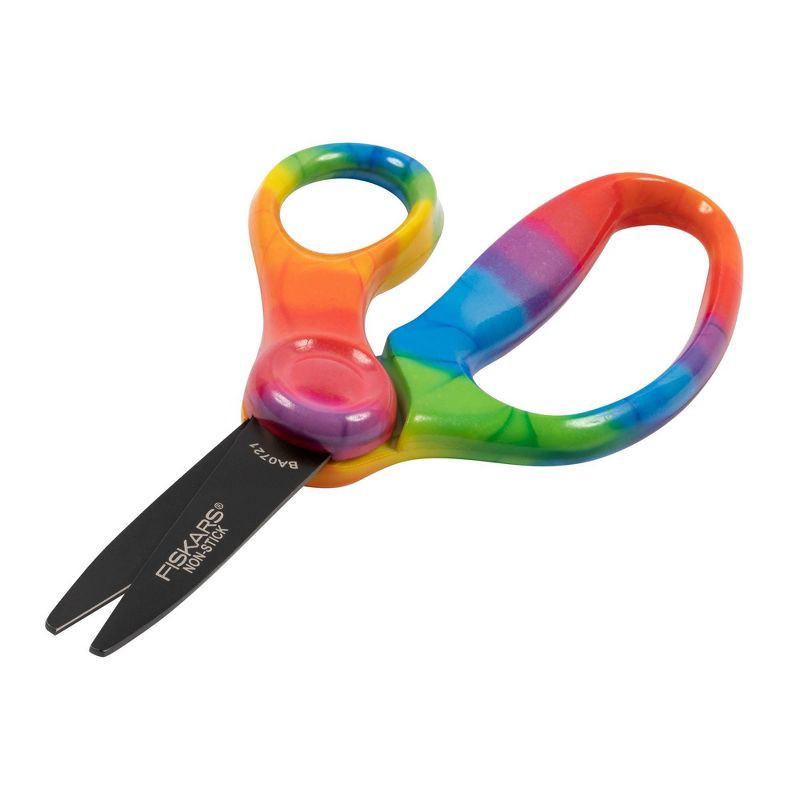 Fiskars 5in Pointed Designer Kids Scissor, Rainbow