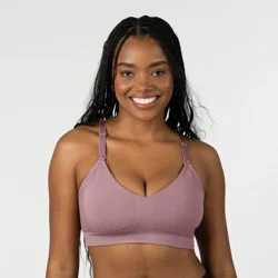 kindred by Kindred Bravely Women's Sports Pumping & Nursing Bra - Twilight M-Busty: Maternity, Hands-Free, Removable Padding, Light Support