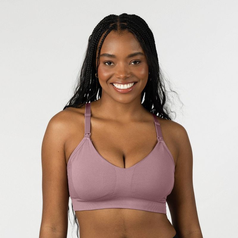 slide 1 of 9, kindred by Kindred Bravely Women's Sports Pumping & Nursing Bra - Twilight L-Busty: Hands-Free, Light Support, 1 ct