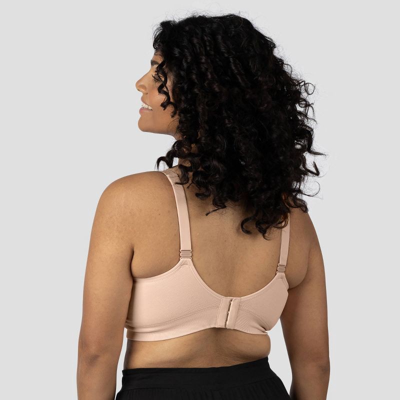 slide 2 of 9, kindred by Kindred Bravely Women's Pumping + Nursing Hands Free Bra - Beige M-Busty: Light Support, Removable Padding, Racerback, Maternity Jersey, 1 ct