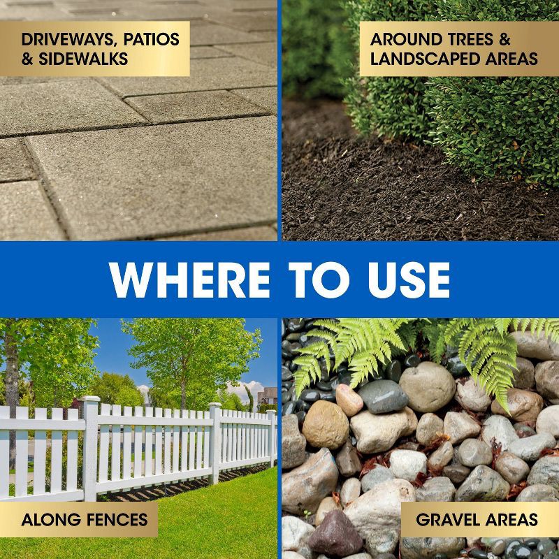 slide 5 of 12, Roundup 1gal Dual Action Weed and Grass Killer with 4 Month Preventer RTU Sure Shot Wand, 1 gal