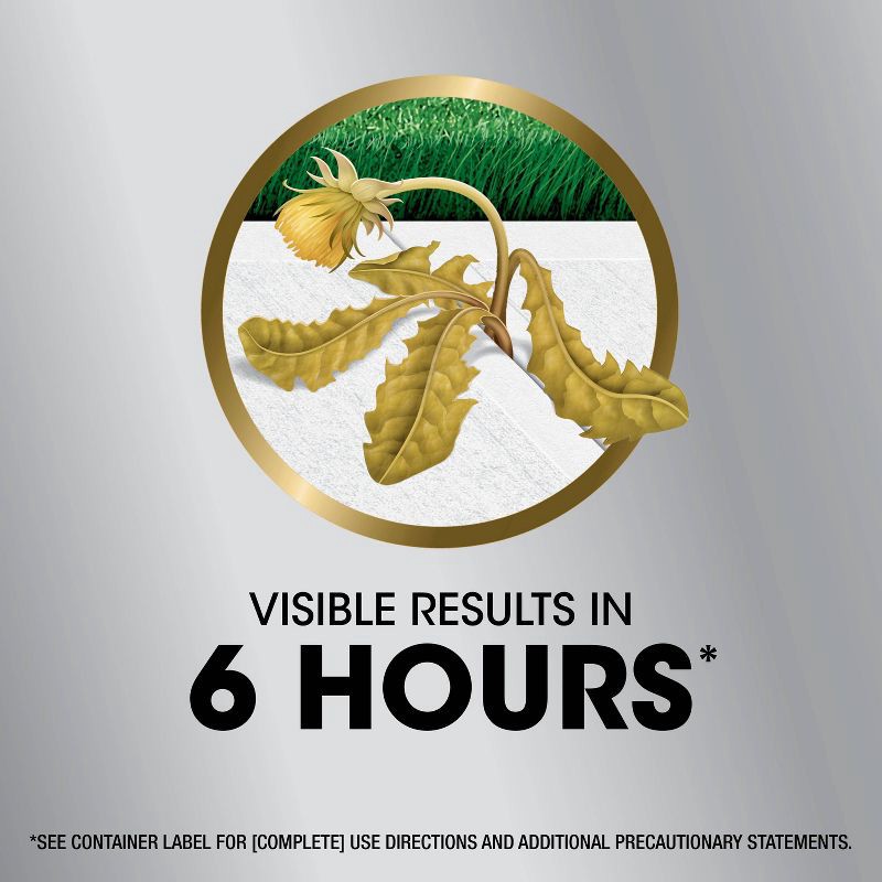 slide 7 of 12, Roundup 1gal Dual Action Weed and Grass Killer with 4 Month Preventer RTU Sure Shot Wand, 1 gal