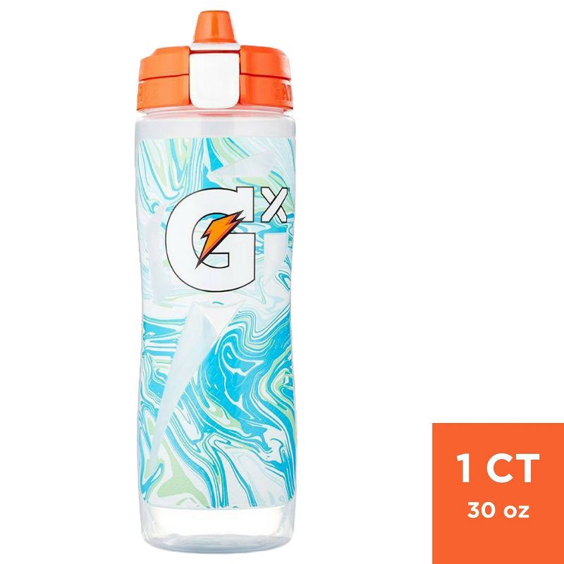 slide 1 of 1, Gatorade 30oz GX Water Bottle - Marble White, 30 oz