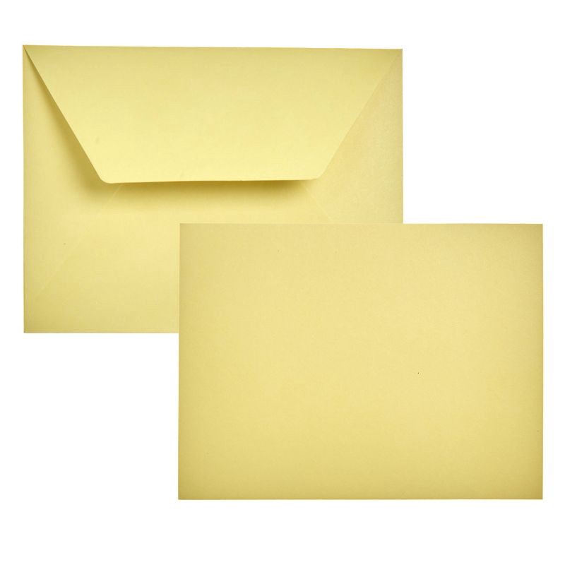 slide 6 of 7, Mara-Mi 200ct Pastel Assortment Cards: Note Cards with Envelopes, Solid Multi-Colored, All Occasions, 5.188" x 3.98", 200 ct