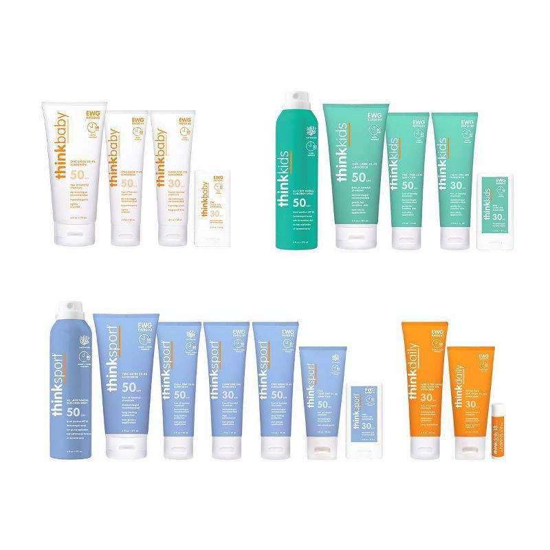 slide 5 of 5, thinksport Clear Zinc Mineral Sunscreen Lotion - SPF 50 - 3 fl oz, 50 ct; 3 fl oz