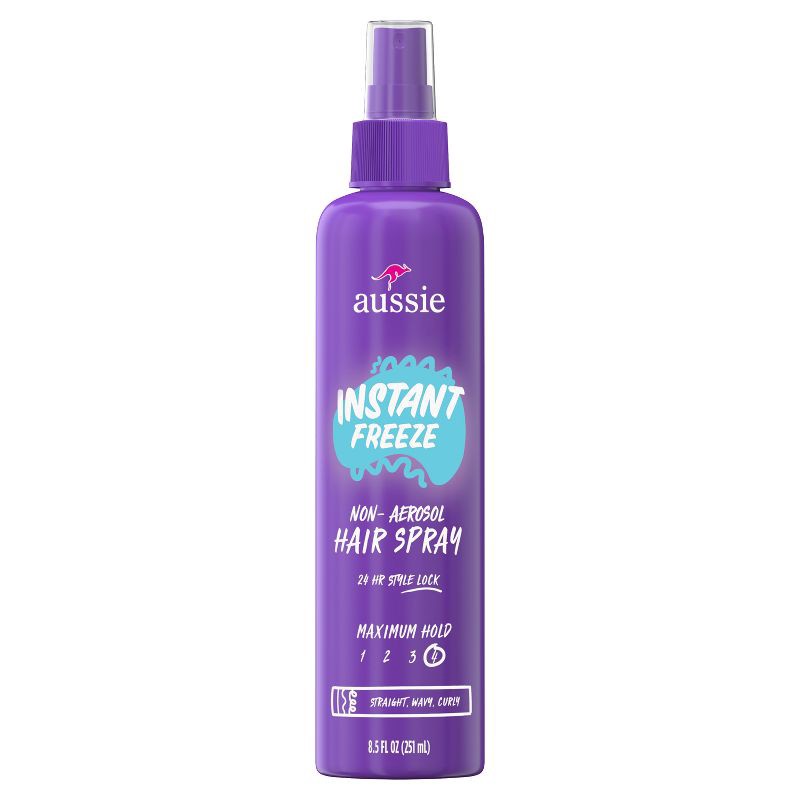 slide 2 of 9, Aussie Instant Freeze Non-Aero Hair Spray - 8.5 fl oz, 8.5 fl oz