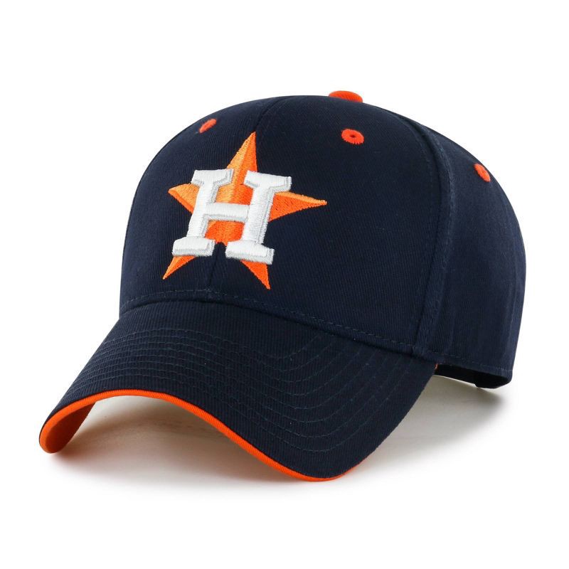 slide 1 of 2, MLB Houston Astros Moneymaker Snap Hat: Cotton Adjustable Team Logo Cap, 1 ct