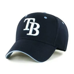 MLB Tampa Bay Rays Moneymaker Snap Hat: Adjustable Cotton Baseball Cap