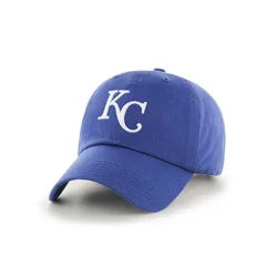 MLB Kansas City Royals Clean Up Hat: Adjustable Cotton Baseball Cap