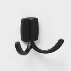 Modern Octopus Hook Matte Black - Brightroom™: Cast Aluminum Towel Hook, Powder-Coated, 20lb Capacity