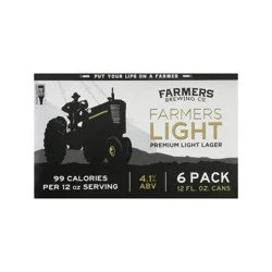 Farmer's Brewing Co Farmers Brewing Co., Farmers Light, Light Lager - 12pk/12 fl oz