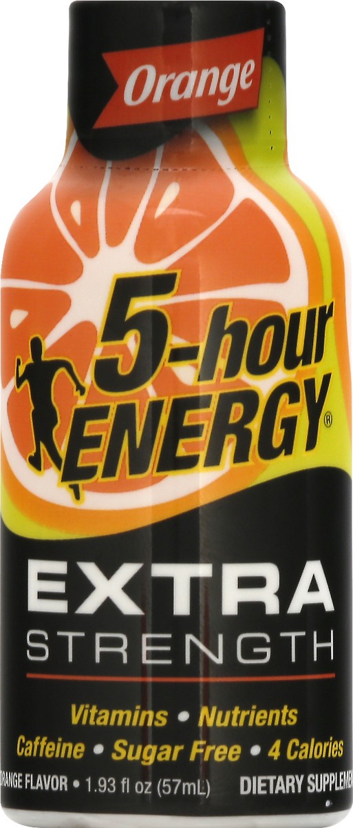 slide 3 of 13, 5-hour ENERGY Extra Strength Orange Energy Drink 1.93 oz, 1 ct