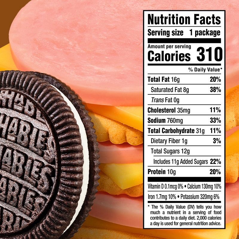 slide 2 of 8, Lunchables Ham & American Cheese - 3.2oz, 3.2 oz