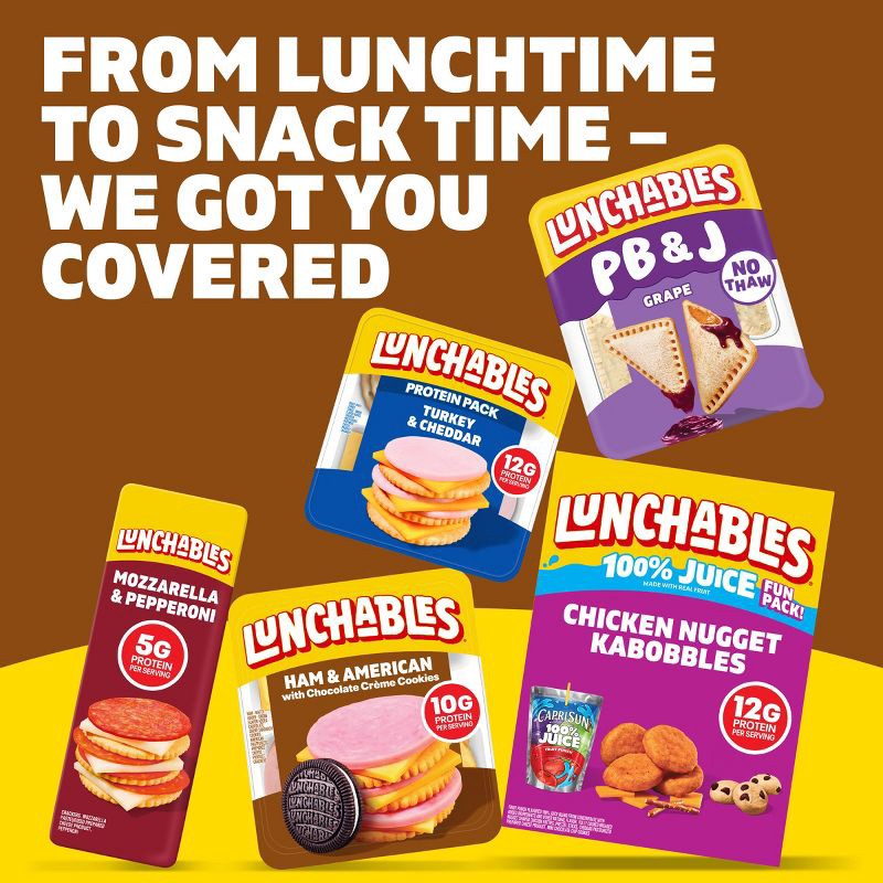 slide 8 of 8, Lunchables Ham & American Cheese - 3.2oz, 3.2 oz