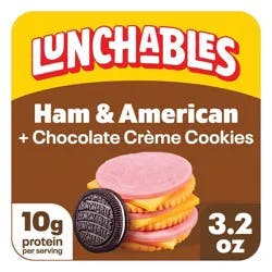 Lunchables Ham & American Cheese - 3.2oz: High Protein, Meat as the First