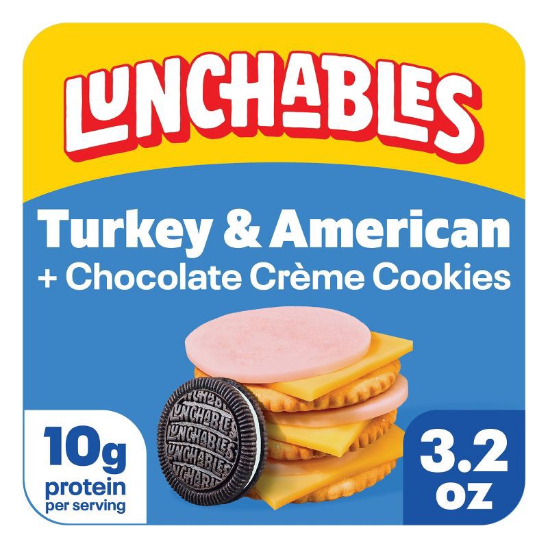 slide 1 of 9, Lunchables Turkey & American Cheese - 3.2oz, 3.2 oz