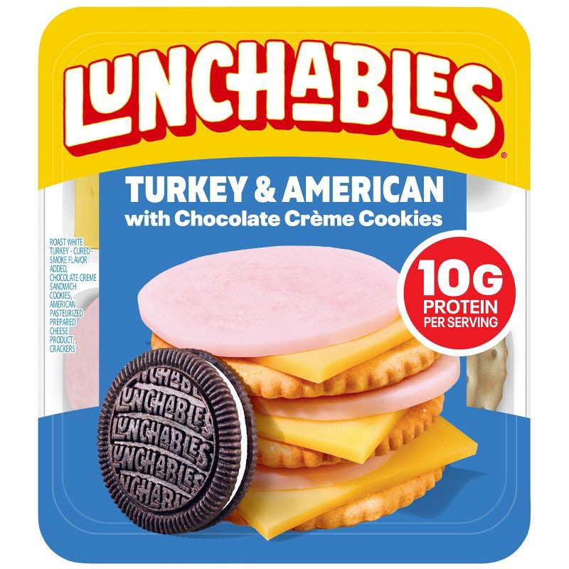 slide 1 of 9, Lunchables Turkey & American Cheese - 3.2oz, 3.2 oz