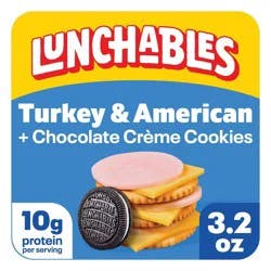 Lunchables Turkey & American Cheese - 3.2oz