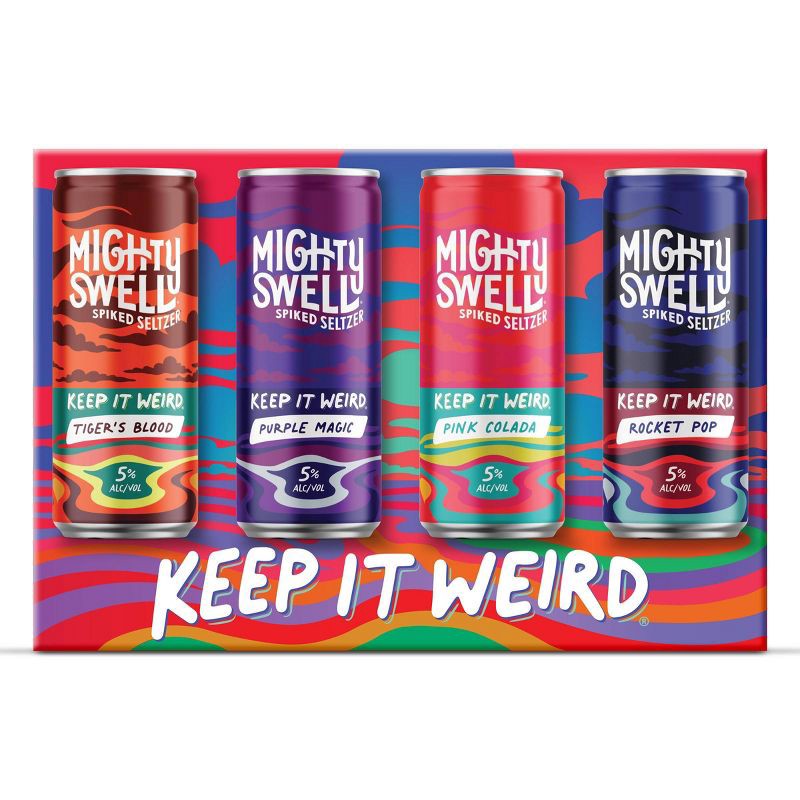slide 3 of 10, Mighty Swell Keep It Weird Variety Pack - 12pk/12 fl oz Cans, 12 ct; 12 fl oz
