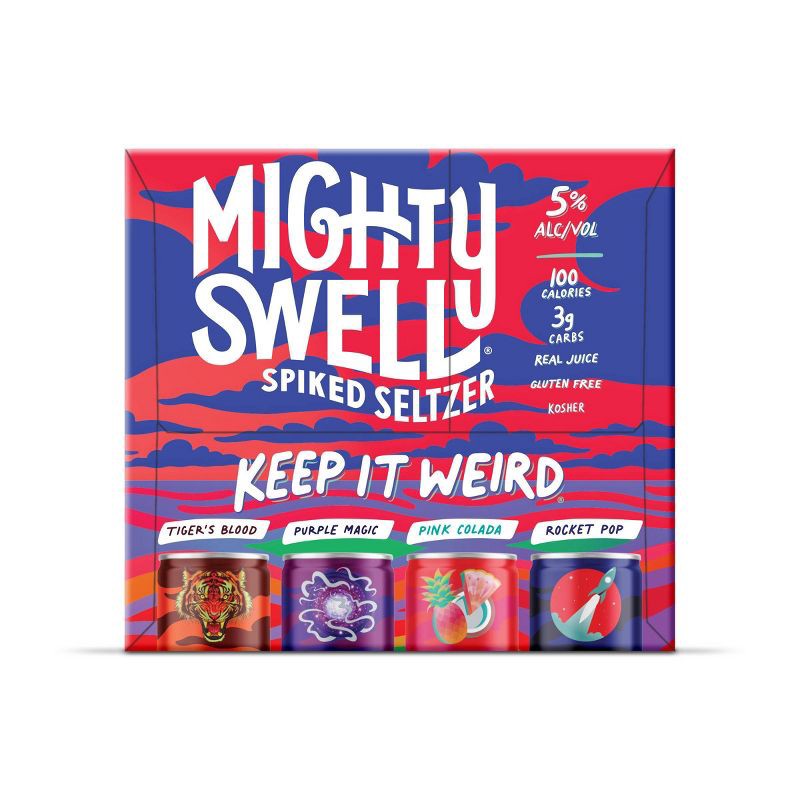 slide 5 of 10, Mighty Swell Keep It Weird Variety Pack - 12pk/12 fl oz Cans, 12 ct; 12 fl oz