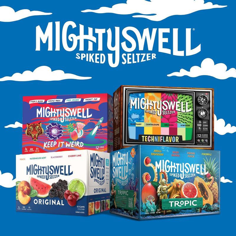 slide 9 of 10, Mighty Swell Keep It Weird Variety Pack - 12pk/12 fl oz Cans, 12 ct; 12 fl oz