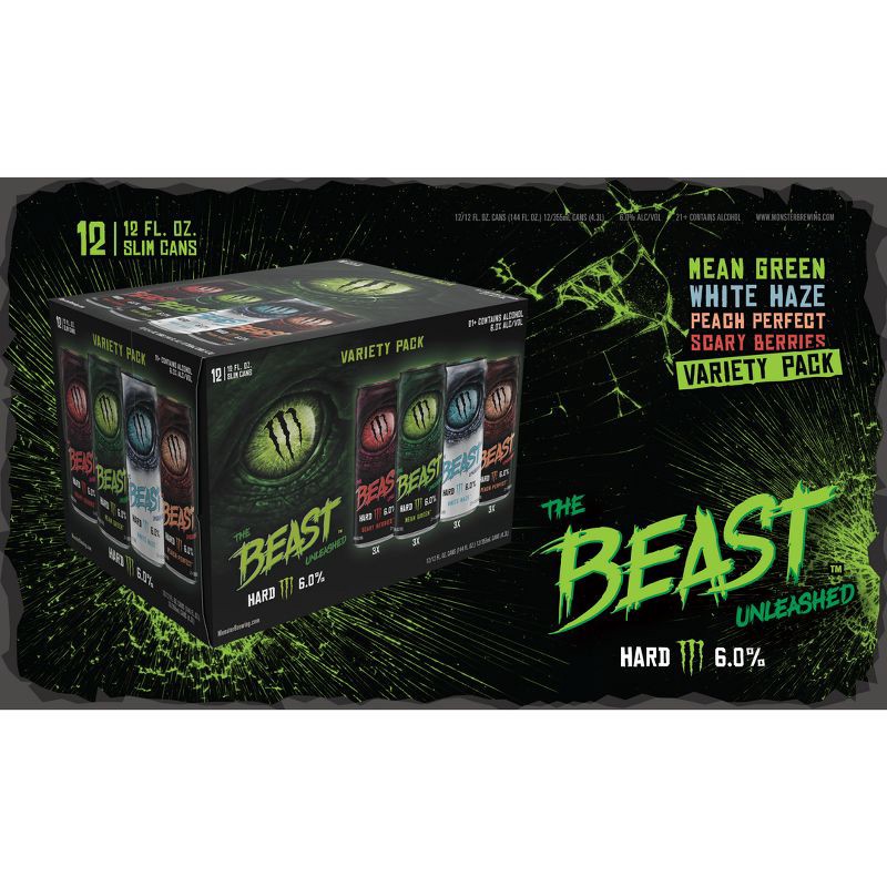 slide 8 of 9, The Beast Unleashed: Variety Pack - 12pk/12 fl oz, 12 ct; 12 fl oz