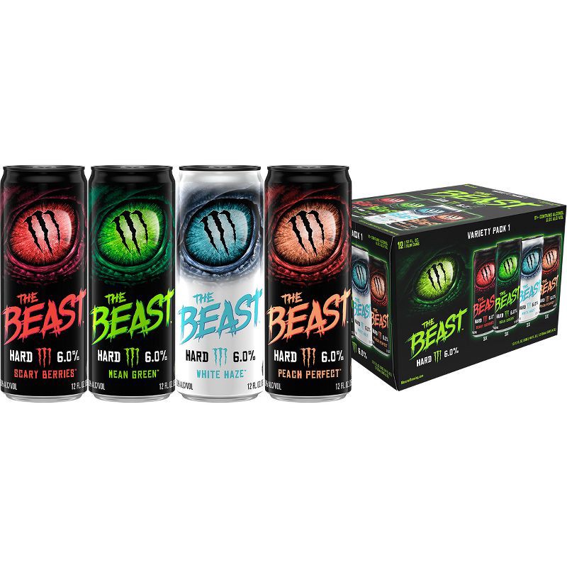 slide 1 of 9, The Beast Unleashed: Variety Pack - 12pk/12 fl oz, 12 ct; 12 fl oz