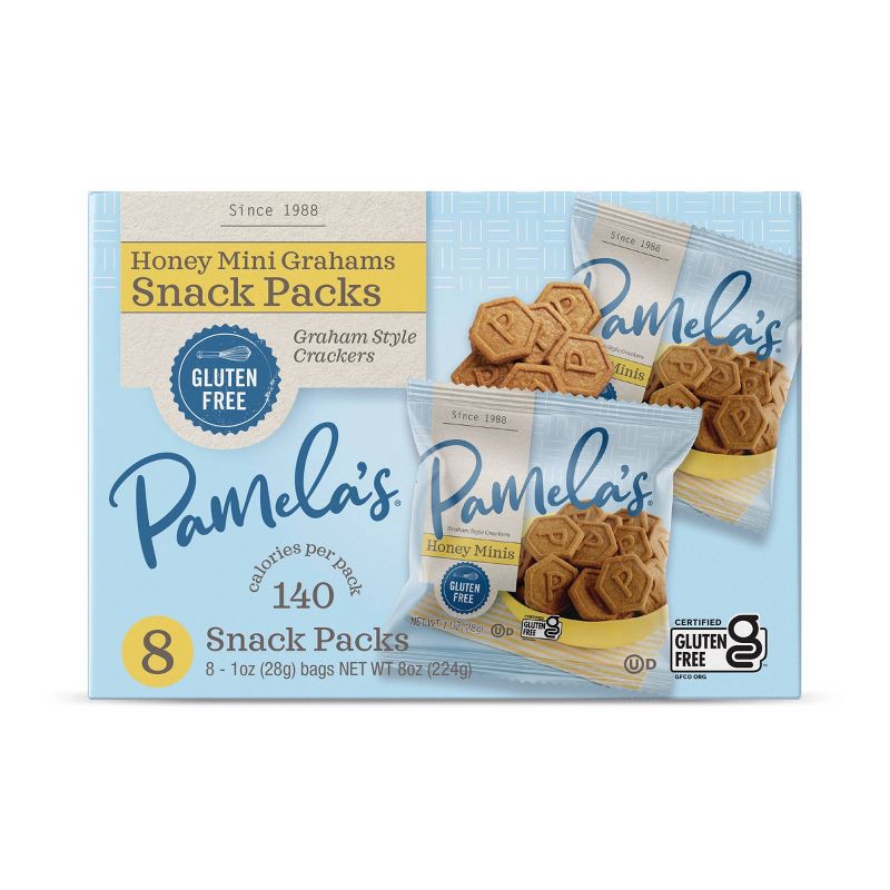 slide 3 of 5, Pamela's Mini Honey Snack Pack - 8oz/8ct, 8 ct; 8 oz