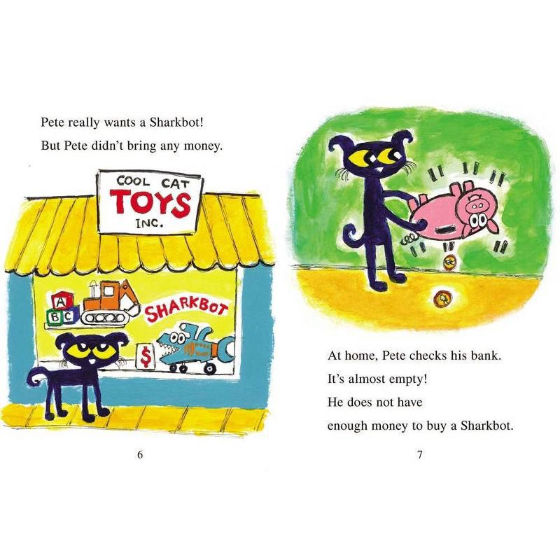 slide 4 of 5, Harper Collins Pete the Cat Saves Up - (I Can Read Level 1) by James Dean & Kimberly Dean (Paperback), 1 ct