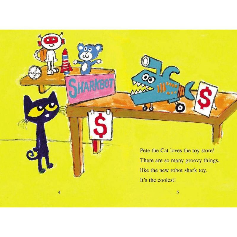slide 5 of 5, Harper Collins Pete the Cat Saves Up - (I Can Read Level 1) by James Dean & Kimberly Dean (Paperback), 1 ct