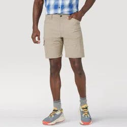 Wrangler Men's ATG 10" Relaxed Fit Utility Shorts - Brown 38