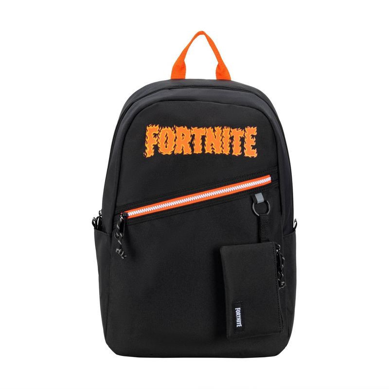 slide 1 of 5, Fortnite Kids' 18" Backpack - Black, 1 ct