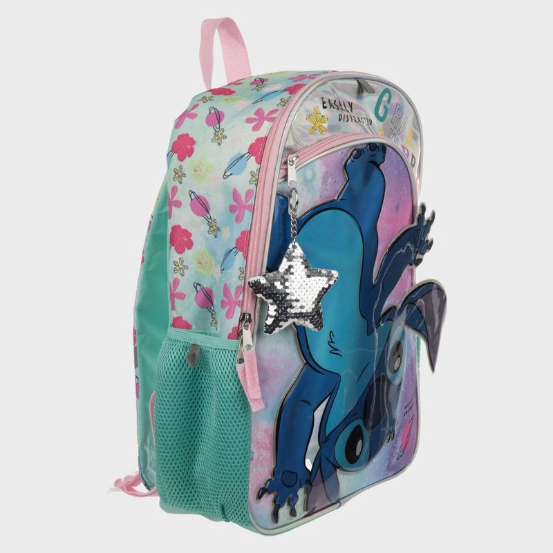 slide 3 of 5, Disney Kids' Stitch 16" Backpack, 1 ct