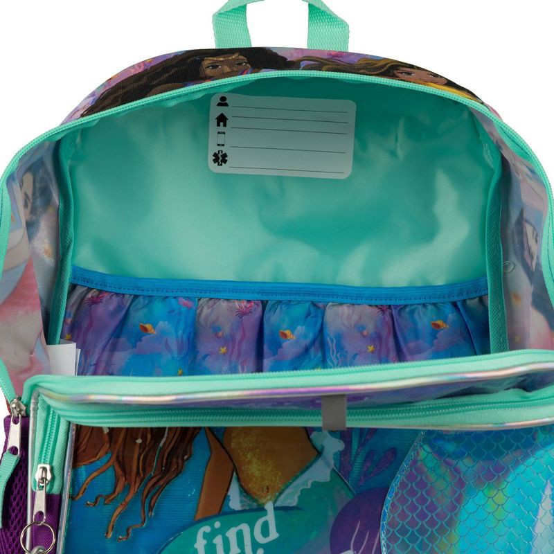 slide 5 of 5, Disney Kids' The Little Mermaid 16" Backpack, 1 ct