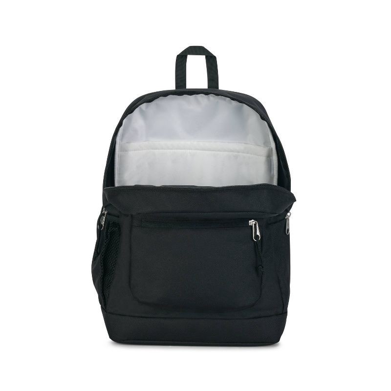 slide 6 of 8, JanSport Cross Town Plus 17" Backpack - Black, 1 ct